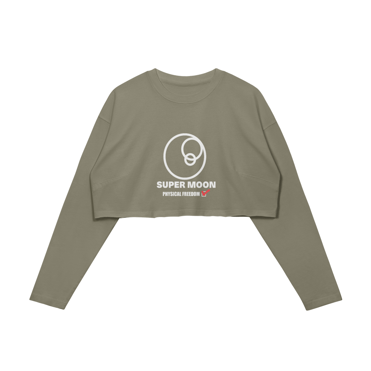 Work out crop long sleeve